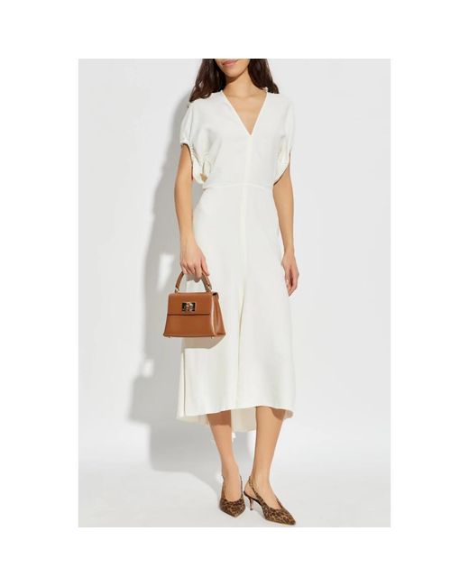 Victoria Beckham Midi Dresses in White | Lyst