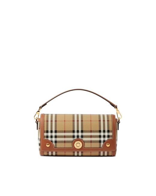 Burberry Note Handbag in het Brown