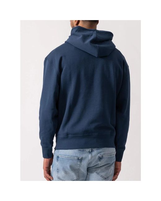 HUGO Blue Hoodies for men