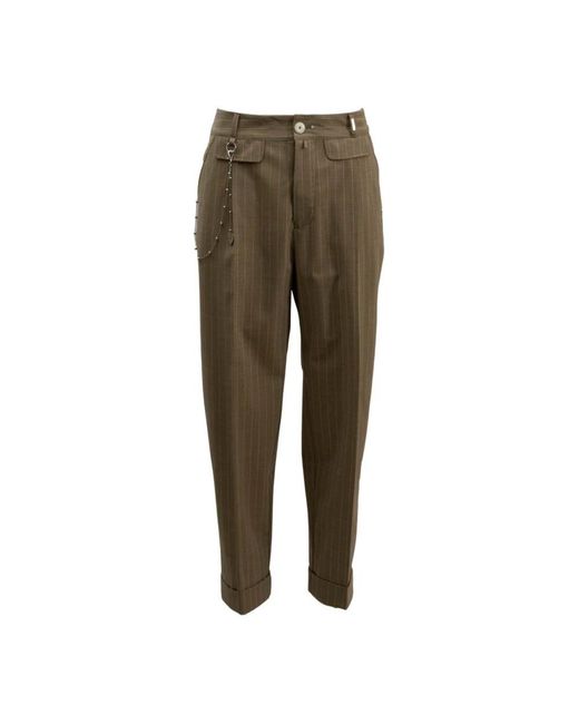 High Green Straight Trousers