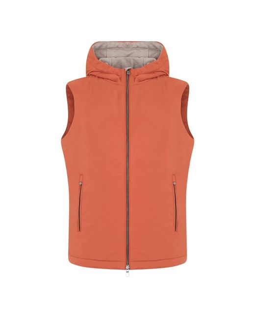 Vests Fedeli pour homme en coloris Orange