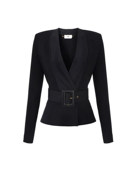 Elisabetta Franchi Black Blazers