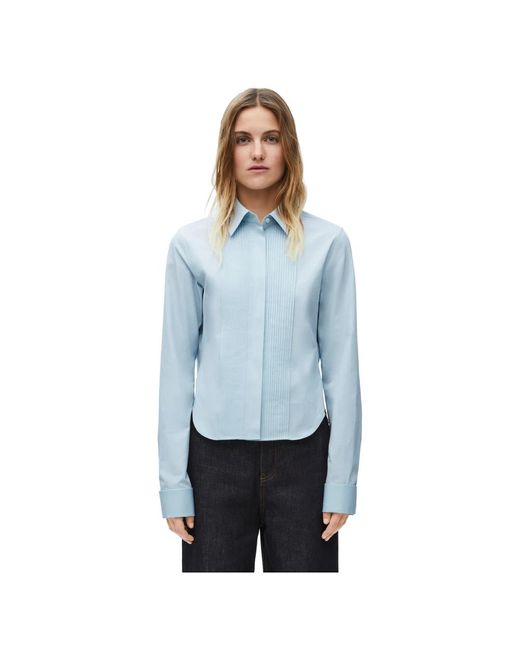 Blouses & shirts > shirts Loewe en coloris Blue