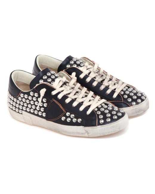 Philippe Model Blue Sneakers for men
