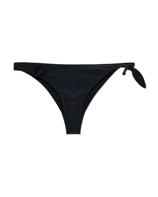 Coperni Flower Bikini Broekje in het Black