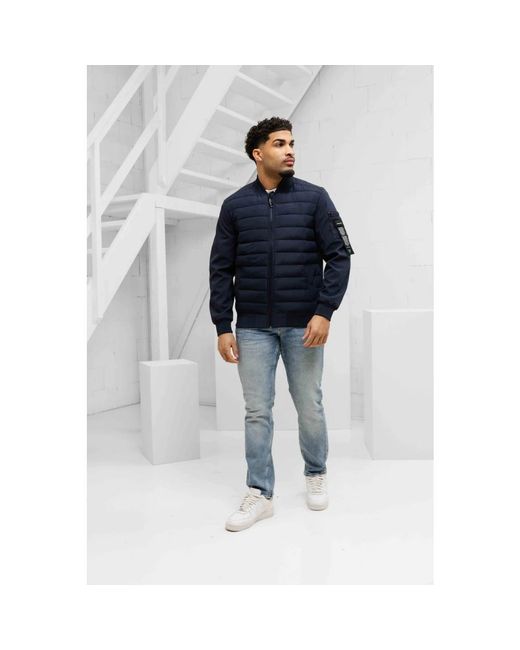 Pure Path Blue Winter Jackets for men
