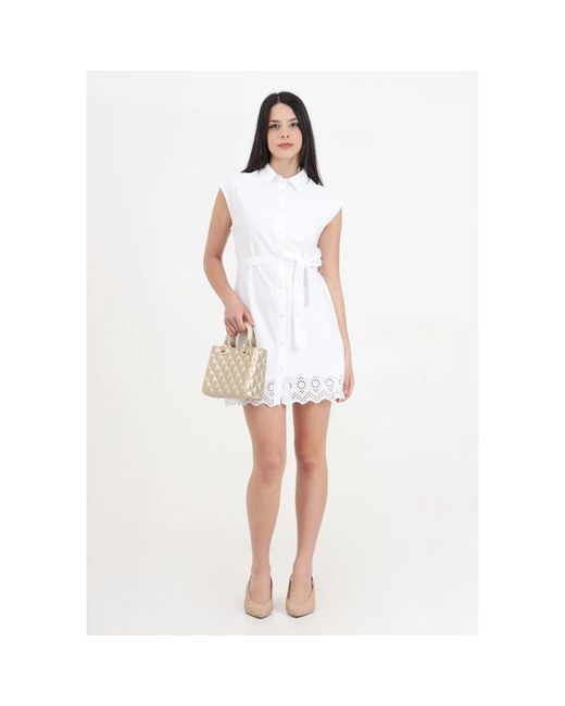 ONLY White Weiße spitzenkleid elegant feminin vintage