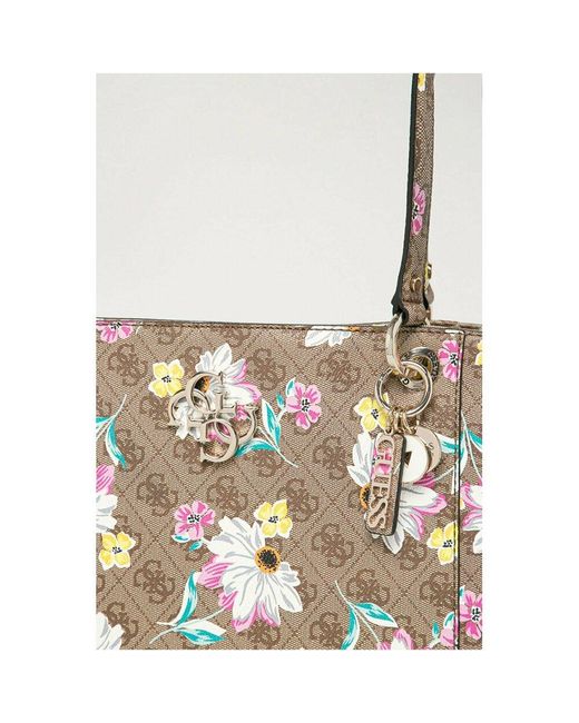 Sac cabas motifs fleuris Guess Lyst