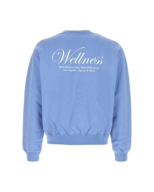 Sporty & Rich Blue Sweatshirts for men