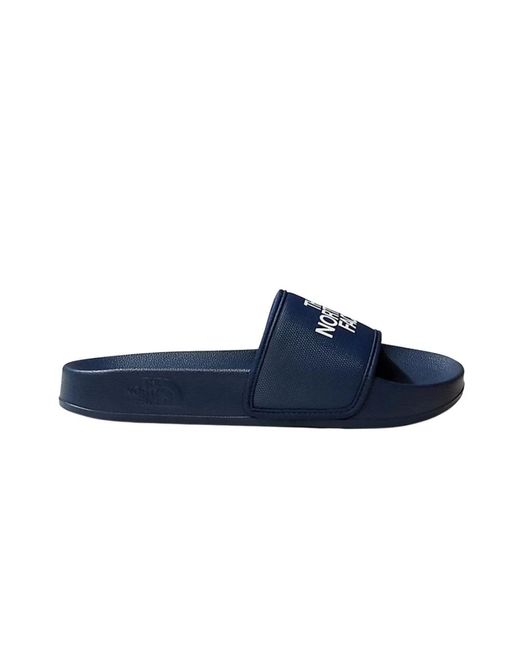 The North Face Blue Sliders for men