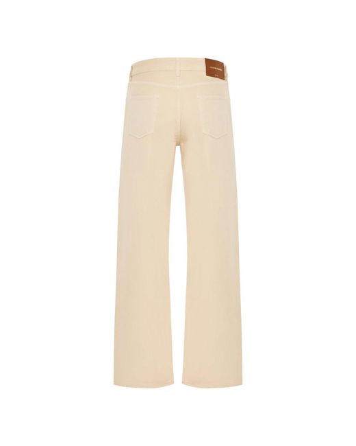 Jacob Cohen Wide Jeans in het Natural