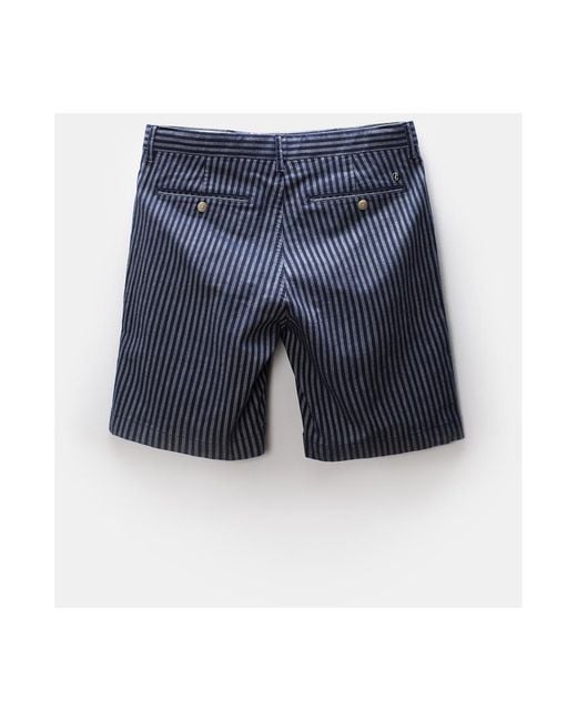 Closed Classic Chino Striped Shorts in Blau für Herren - Lyst