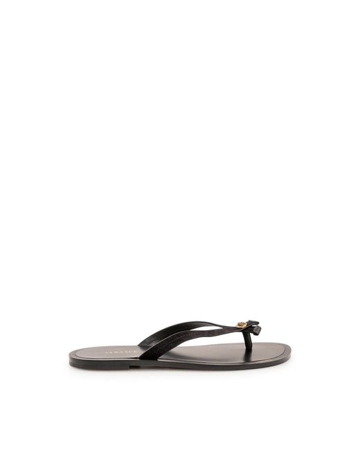 Flip Flops Versace de hombre de color Black