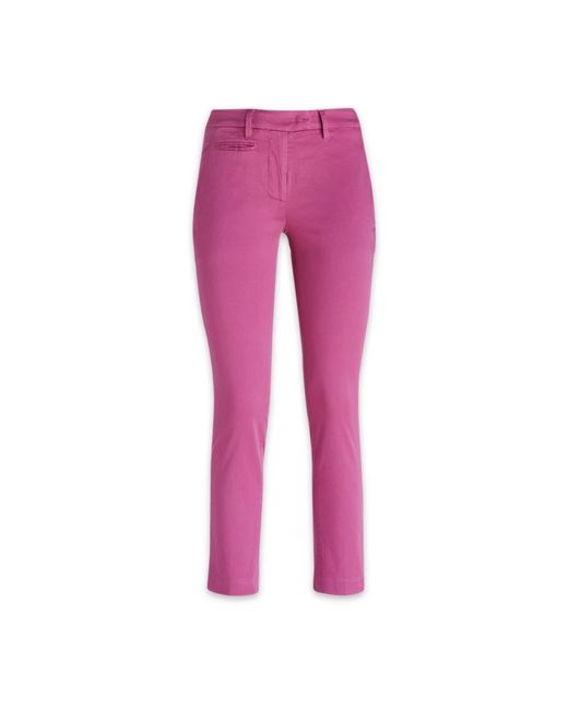 Dondup Broeken ,Roze ,Katoen Skinny Broek in het Pink
