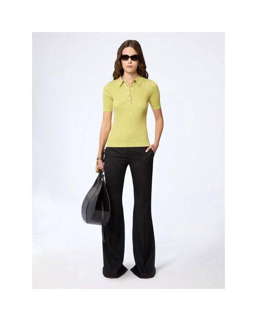 Nina Ricci Yellow Round-Neck Knitwear
