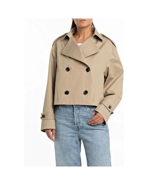 Replay Natural Trench Coats