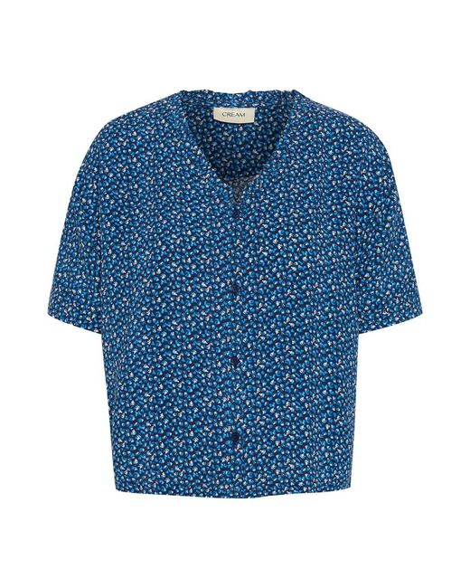 Shirts Cream de color Blue
