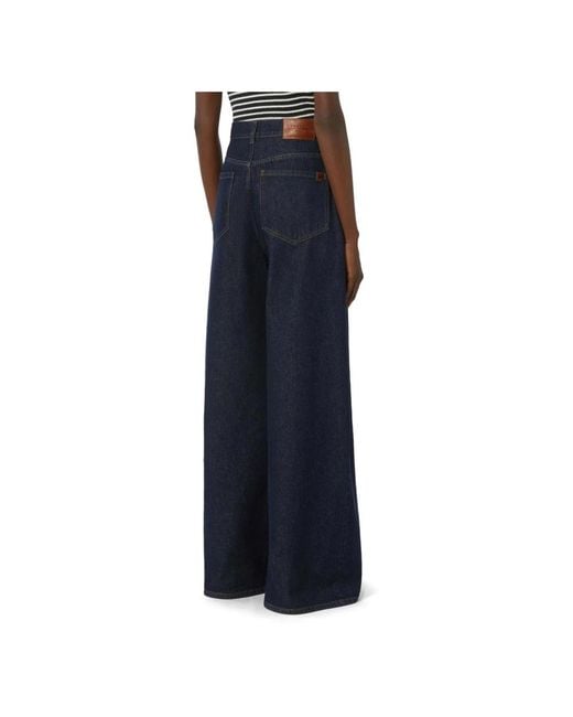 Max Mara Blue Wide Jeans