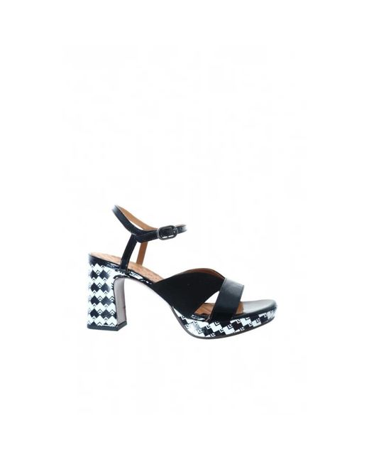Chie Mihara White High Heel Sandals