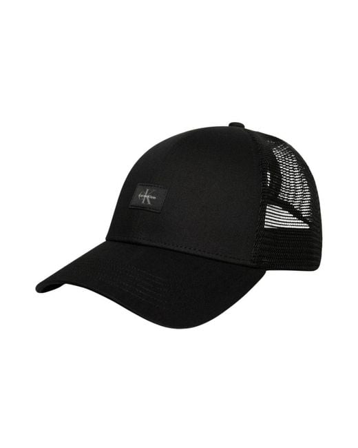 Calvin Klein Monologo Woven Patch Trucker in Black für Herren