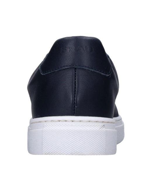 Frau Basic Leather Sneakers in het Blue voor heren