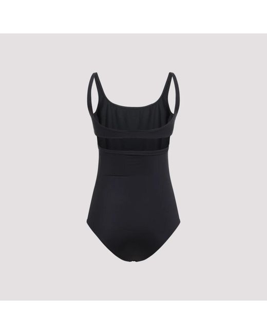 Courreges Black Cut-Out One-Piece