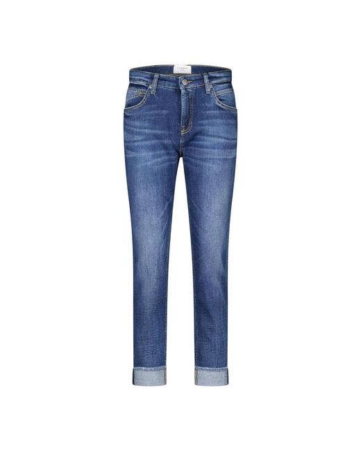 Cambio Blue Slim-Fit Jeans