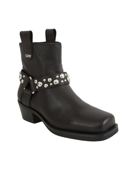 Liu Jo Black Cowboy Boots