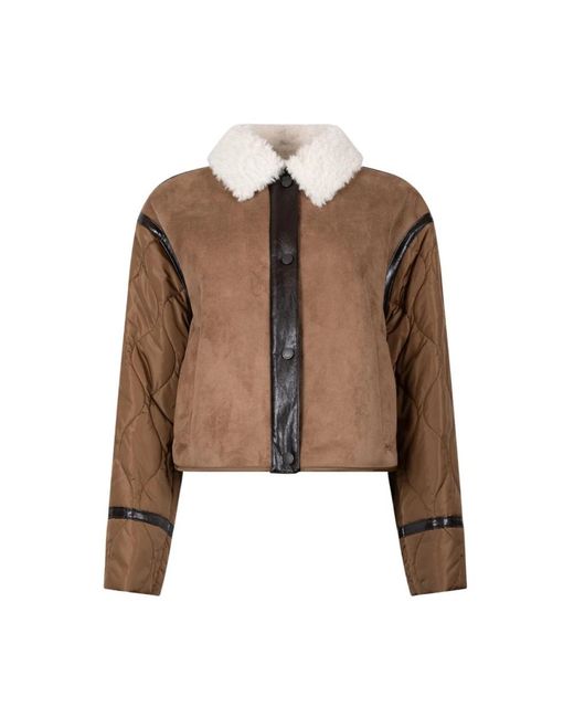 Weekend by Maxmara Wkdgessati Jas in het Brown