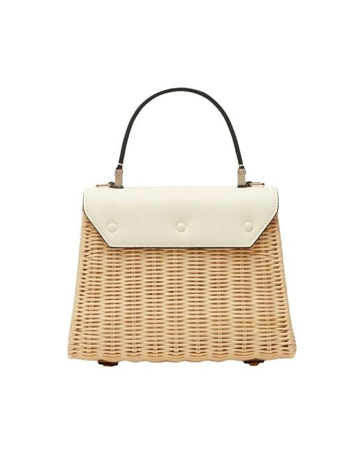 Handbags Valextra de color Metallic