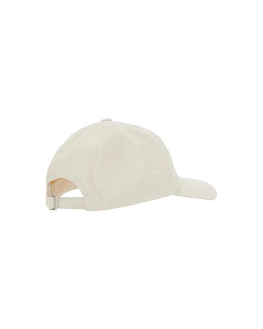 Jacquemus Accessoires ,Wit ,Katoen La Casquette Gadjo in het Natural
