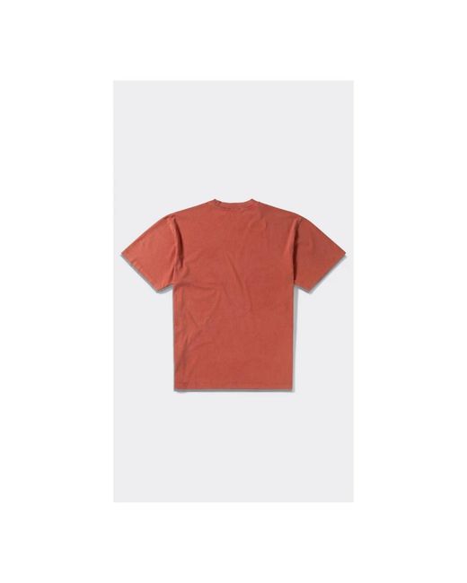 Aries Tops ,Rood ,Katoen Vintage Tempel Grafische Tee in het Red voor heren