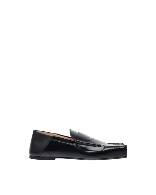 Jacquemus Lederloafers mit eckiger spitze in Black für Herren