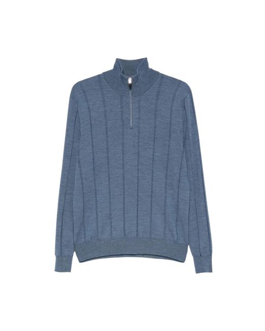 Turtlenecks Canali de hombre de color Blue