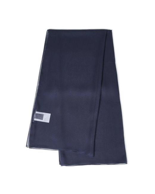 Alberta Ferretti Blue Silky Scarves