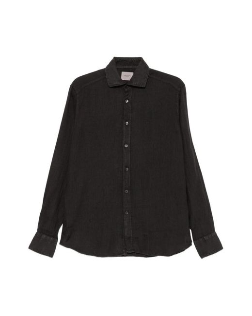 Tintoria Mattei 954 Black Casual Shirts for men