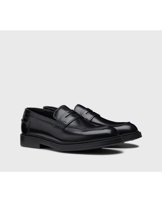 Doucal's Schoenen ,Zwart ,Leer Penny Loafer in het Black voor heren