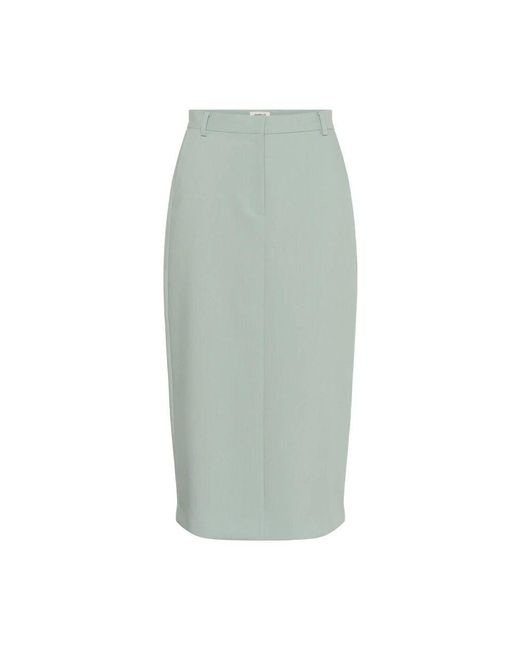 Soaked In Luxury Green Midi Skirts