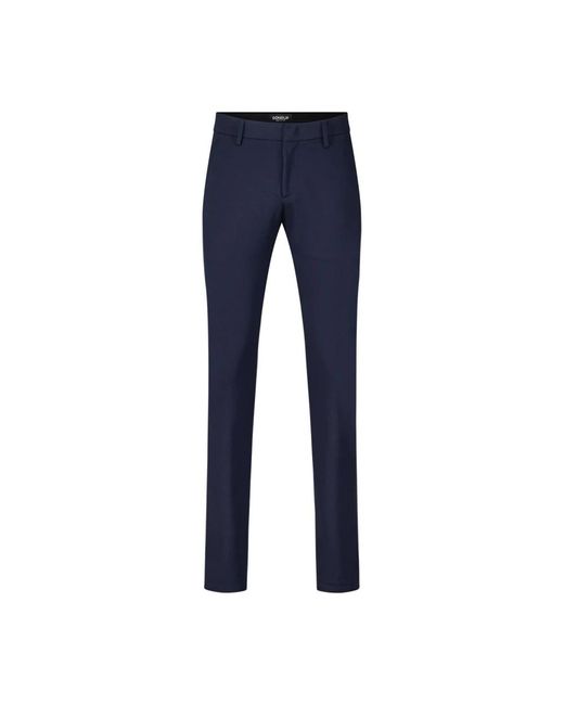Dondup Blue Slim-Fit Trousers for men