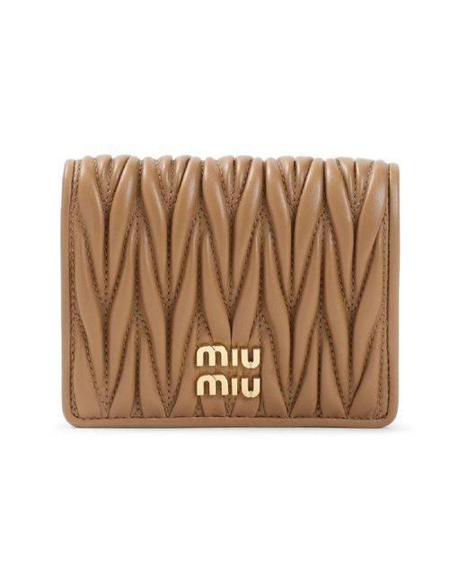 Miu Miu Brown Wallets & Cardholders