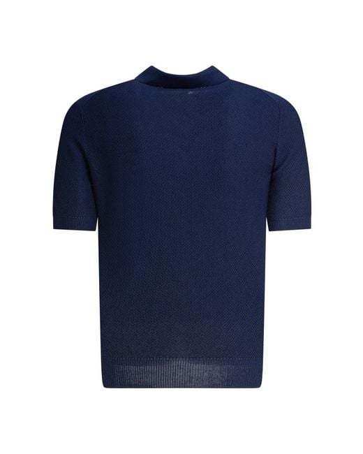 Tagliatore Blue Polo Shirts for men