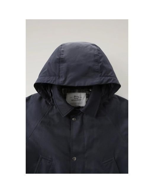 Woolrich Blue Winter Jackets for men