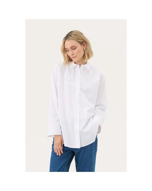Part Two Wit Shirt Savannapw in het White
