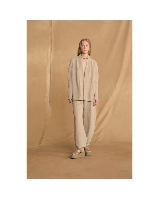 Cortana Natural Wide Trousers