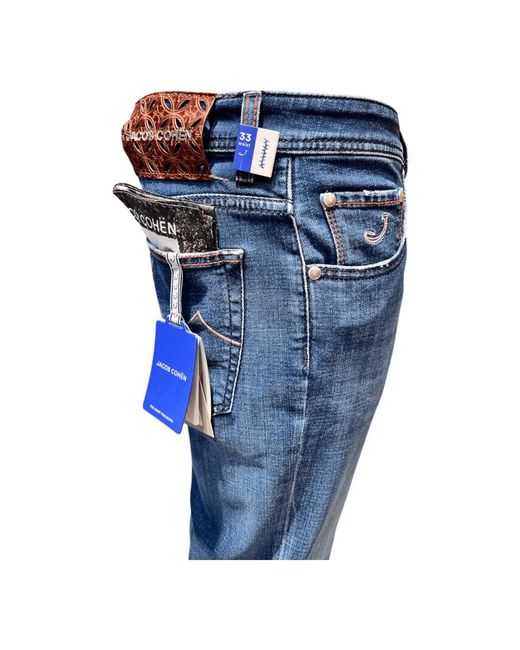 Jacob Cohen Blue Slim-Fit Jeans for men