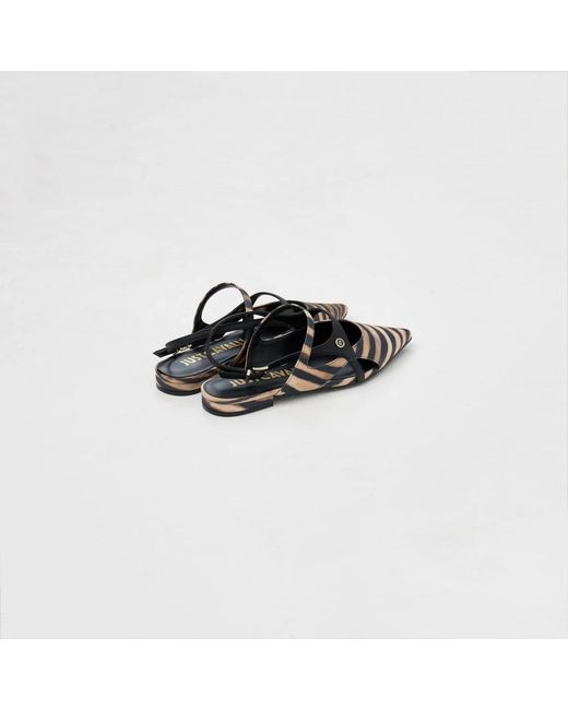 Just Cavalli Black Ballerina Shoes
