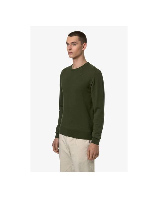 Knitwear > round-neck knitwear K-Way pour homme en coloris Green