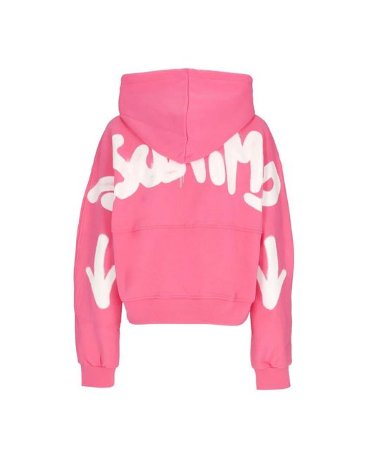 DISCLAIMER Pink Hoodies