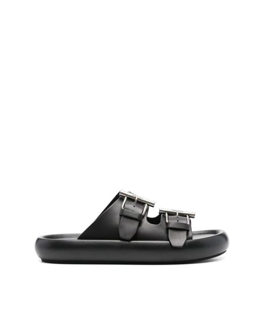 Alexander McQueen Schwarze sandalen mit doppel-schnalle,schwarze sneakers stilvolles modell in Black für Herren