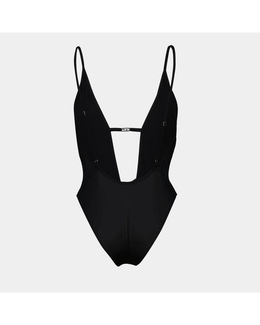 DIESEL Badmode ,Zwart ,Polyester Daisy-Dn Badpak in het Black